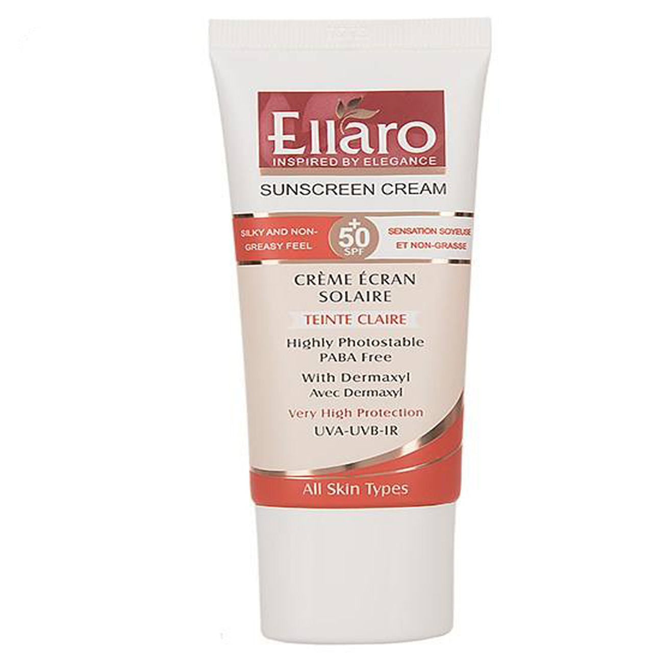 کرم ضد آفتاب الارو مدل teinte claire SPF+50 تحت لیسانس حجم 40 میلی لیتر