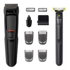 ماشین اصلاح موی صورت و سر و بدن فیلیپس مدل Series3000 به همراه ماشین اصلاح وان بلید