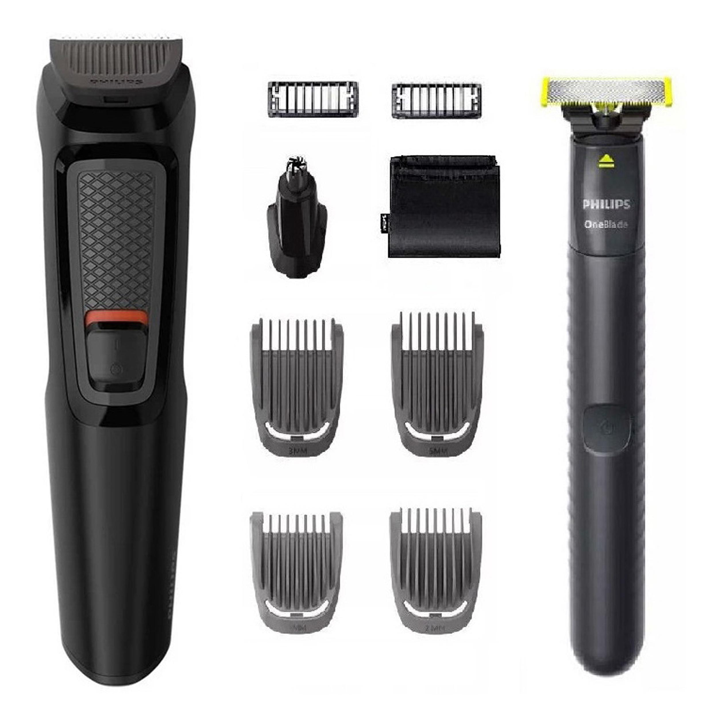 ماشین اصلاح موی صورت و سر و بدن فیلیپس مدل Series3000 به همراه ماشین اصلاح وان بلید