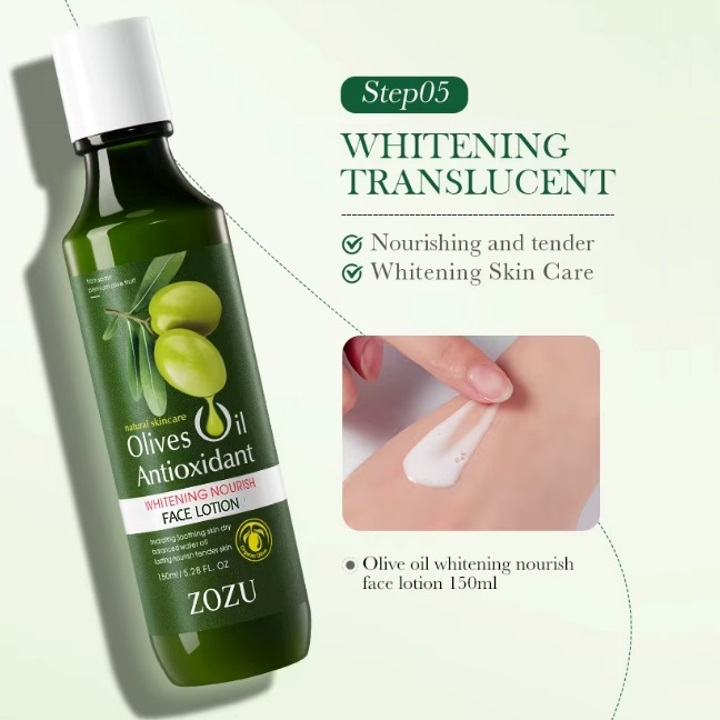 مجموعه مراقبت از پوست زوزو مدل عصاره زیتون بسته 6 عددی