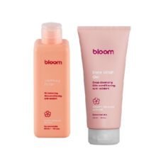 ژل شستشو صورت بلوم مدل شکوفه گیلاس مناسب برای پوست معمولی حجم 200 میلی لیتر به همراه تونر صورت بلوم مدل عصاره شکوفه های گیلاس مناسب برای پوست معمولی حجم 250 میلی لیتر