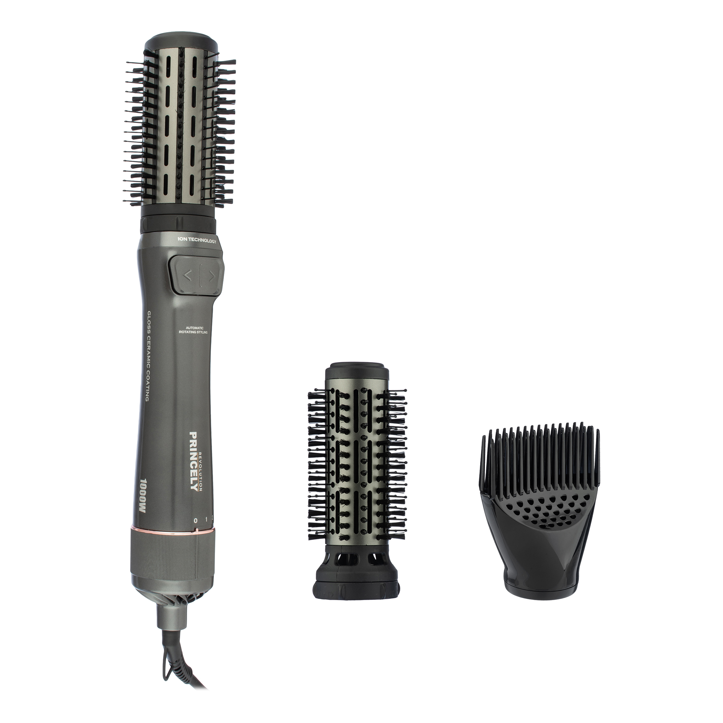 سشوار برس دار چرخشی پرنسلی مدل PR312AT