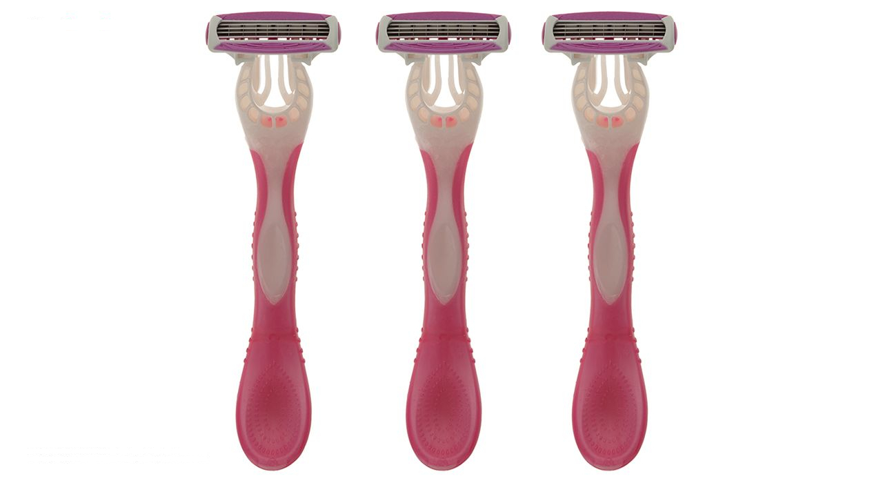 خودتراش زنانه شیک مدل Quattro بسته 3 عددی