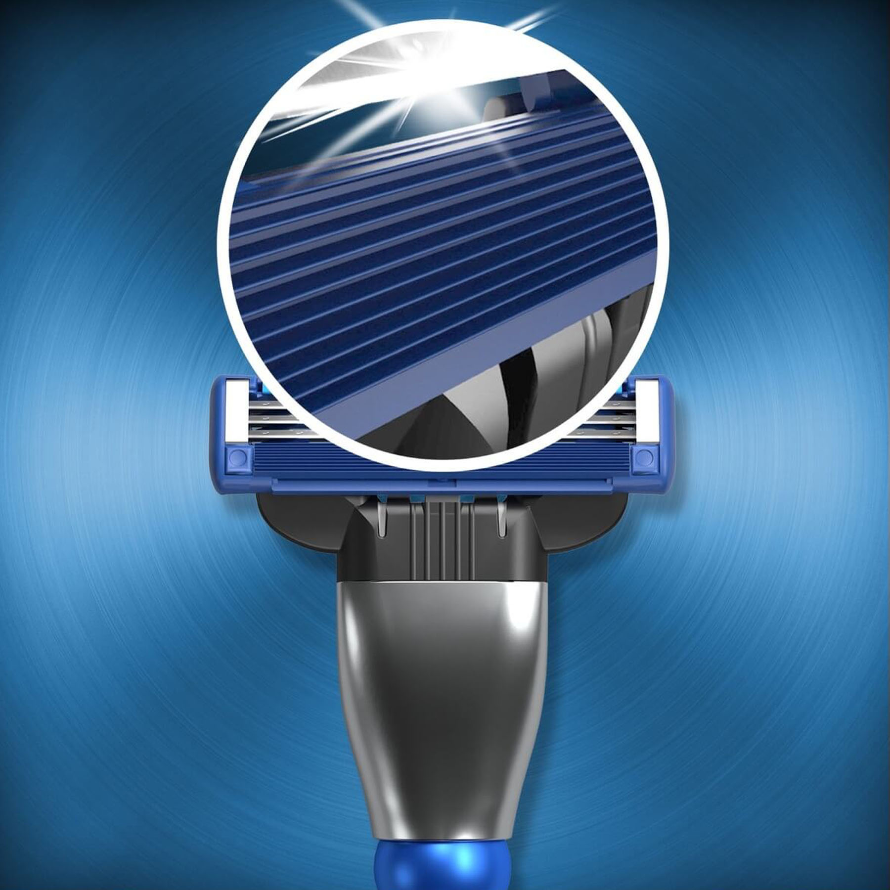 تیغ یدک ژیلت مدل Mach 3 Turbo بسته 4 عددی