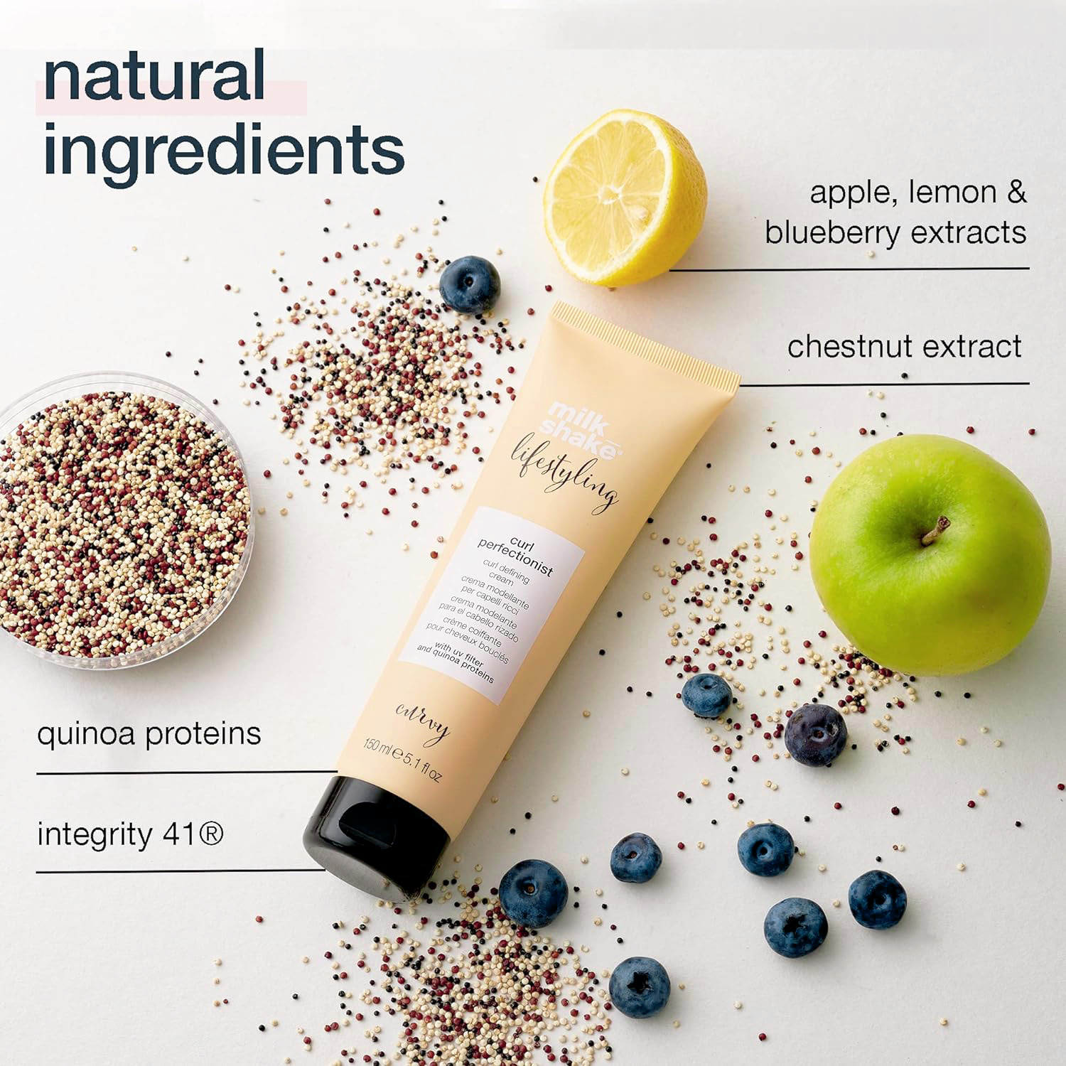 کرم مو میلک شیک مدل Curl حجم 150 میلی لیتر