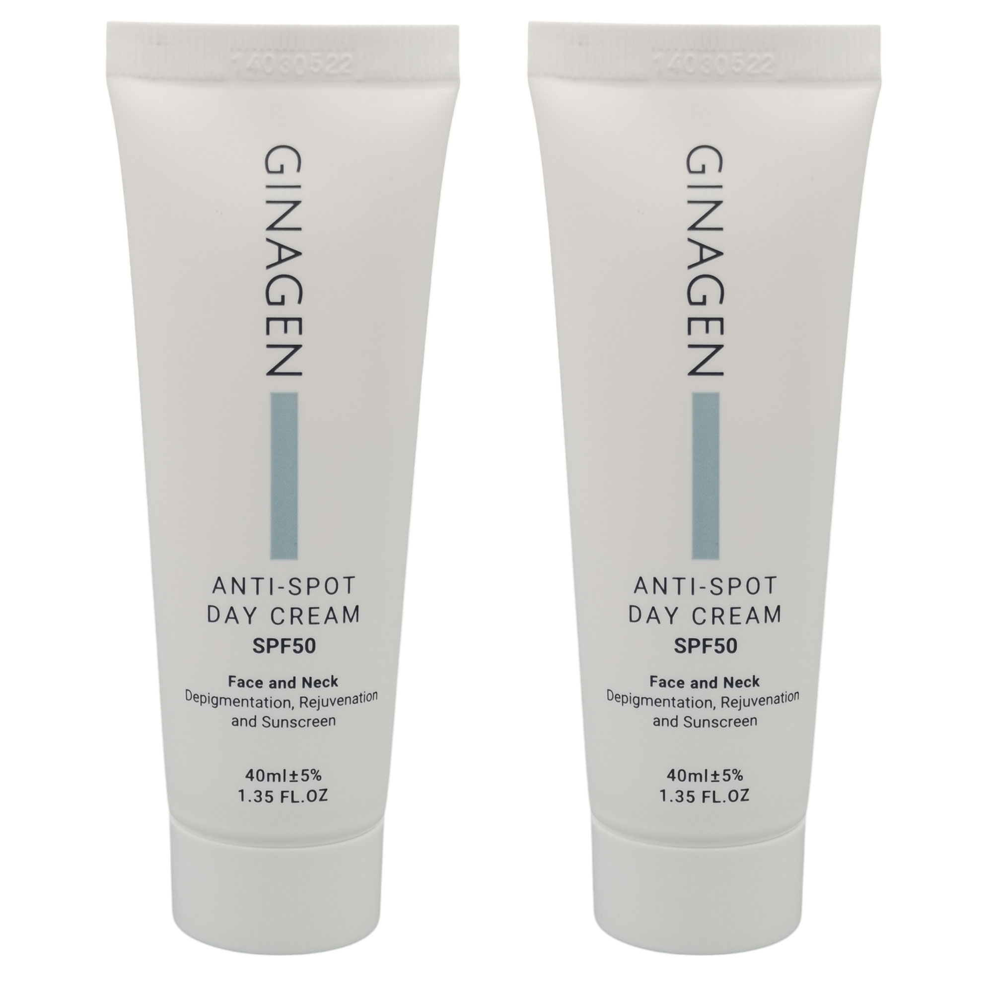کرم روز ضد لک ژیناژن مدل 50 حجم 40 میلی لیتر مجموعه 2 عددی