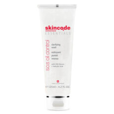 کرم پاک کننده صورت مختص پوست چرب وآکنه ای اسکین کد مدل Clarifying wash حجم 125 میلی لیتر
