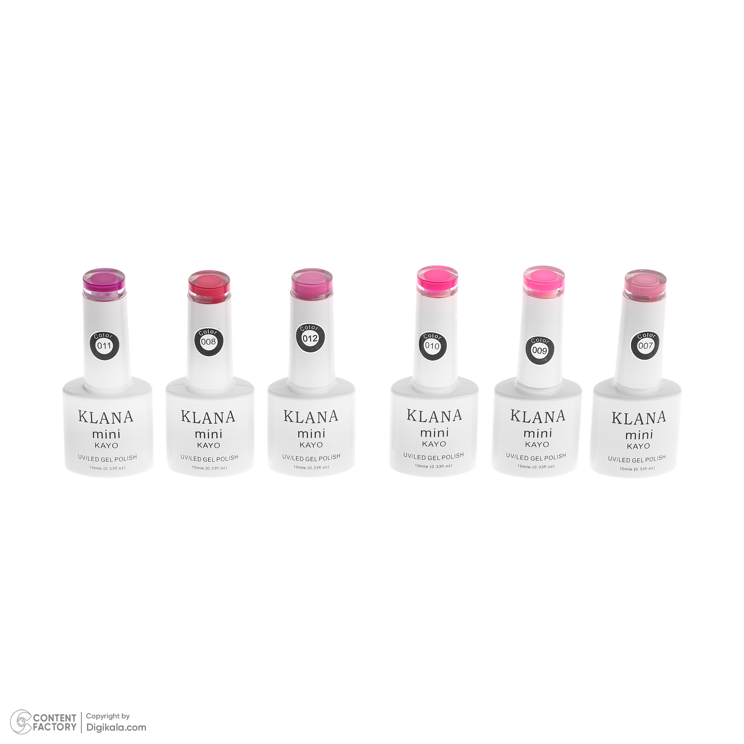 لاک ژل ناخن کلانا مدل لاکچری بسته 50 عددی