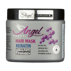 ماسک مو انجل کرفت مدل کراتین و آرگان حجم 500 میلی لیتر مجموعه 2 عددی