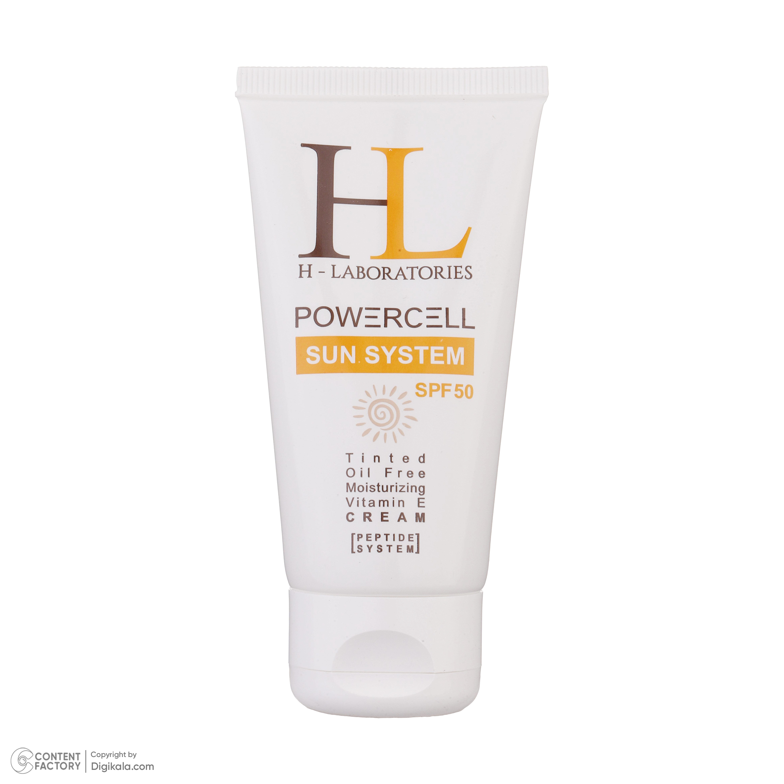 کرم ضدآفتاب رنگی اچ ال مدل SPF50 مناسب انواع پوست، حجم 50 میلیلیتر