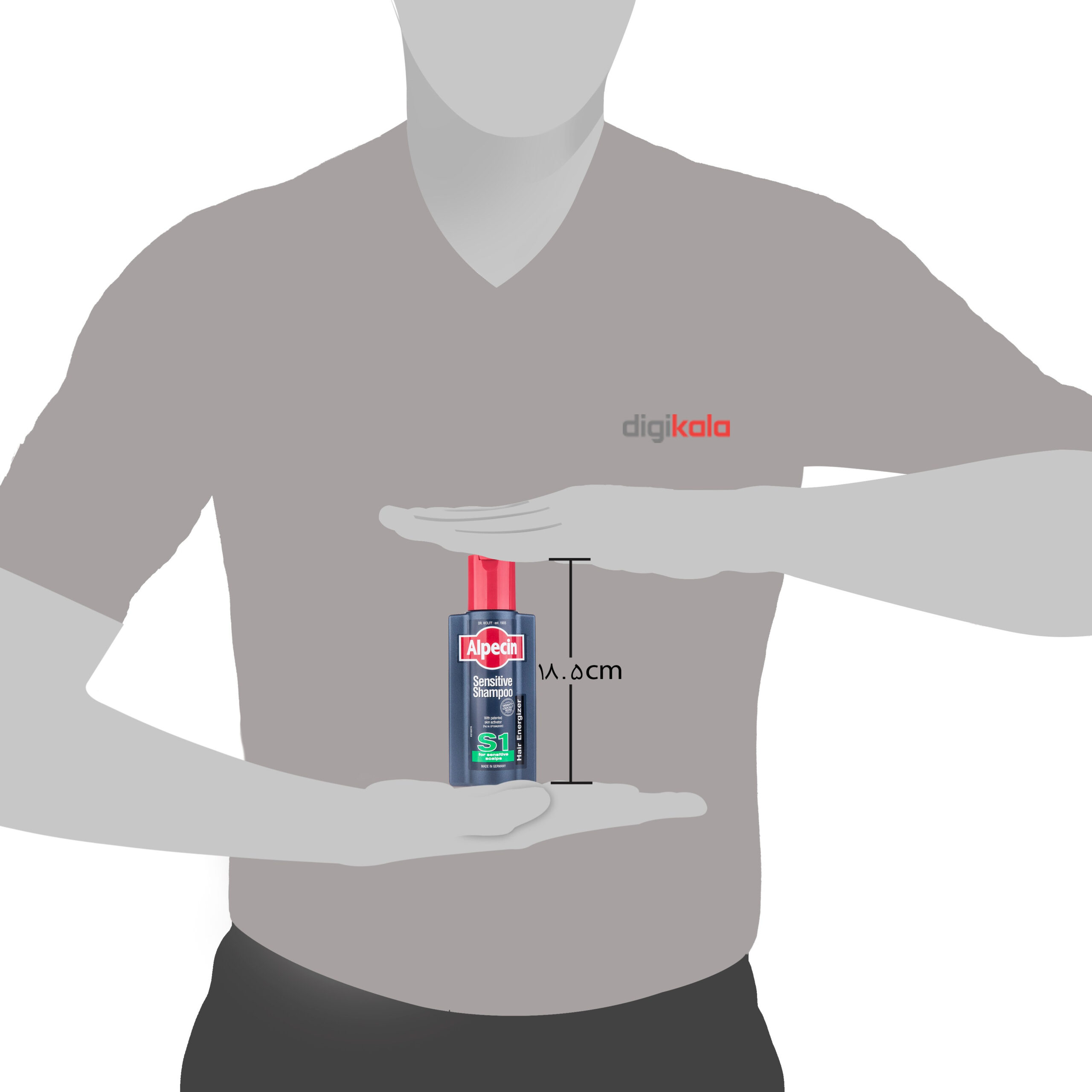 شامپو مو آلپسین مدل S1 Sensitive حجم 250 میلی لیتر
