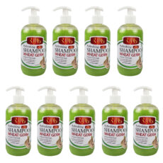 شامپو تقویت کننده و ضد ریزش مو ریجاب مدل عصاره جوانه گندم حجم 500 میلی لیتر بسته 9 عددی