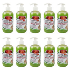 شامپو تقویت کننده و ضد ریزش مو ریجاب مدل عصاره جوانه گندم حجم 500 میلی لیتر بسته 10 عددی