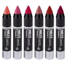 رژ لب مدادی میلوس مدل MIS1 مجموعه 6 عددی