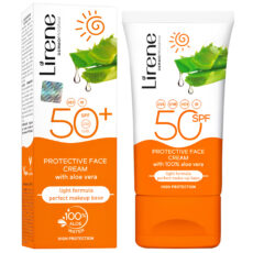 کرم ضد آفتاب بدون رنگ لایرن SPF 50 مدل Fusion Water محافظ IR ، HEV ، UVB ، UVA و PA++++ ضد حساسیت، ضد چروک و ضد پیری، مناسب انواع پوست حجم 50 میلیلیتر