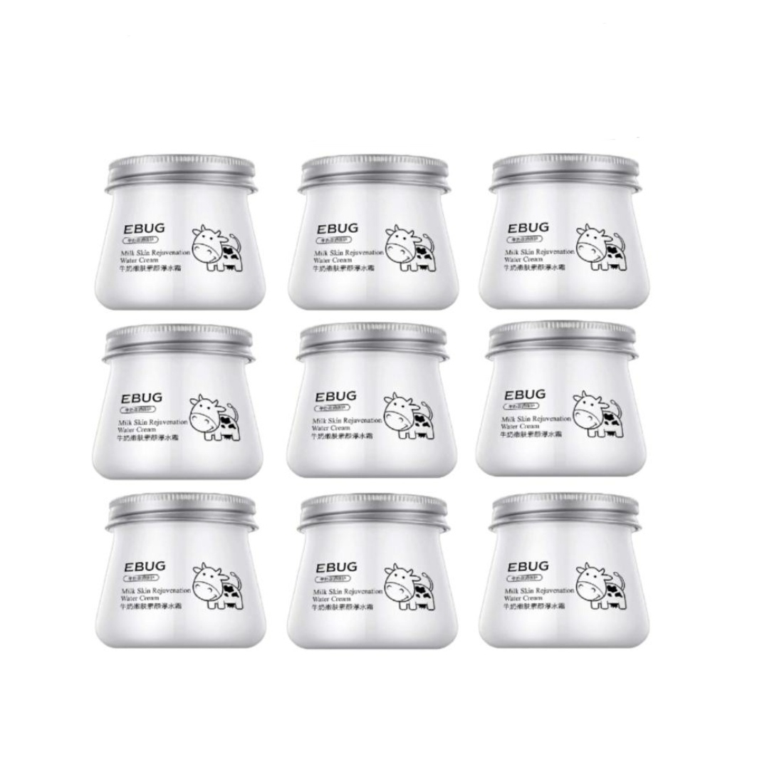 کرم مرطوب کننده و آبرسان ایباگ مدل شیر گاو حجم 80 میلی لیتر بسته 9 عددی