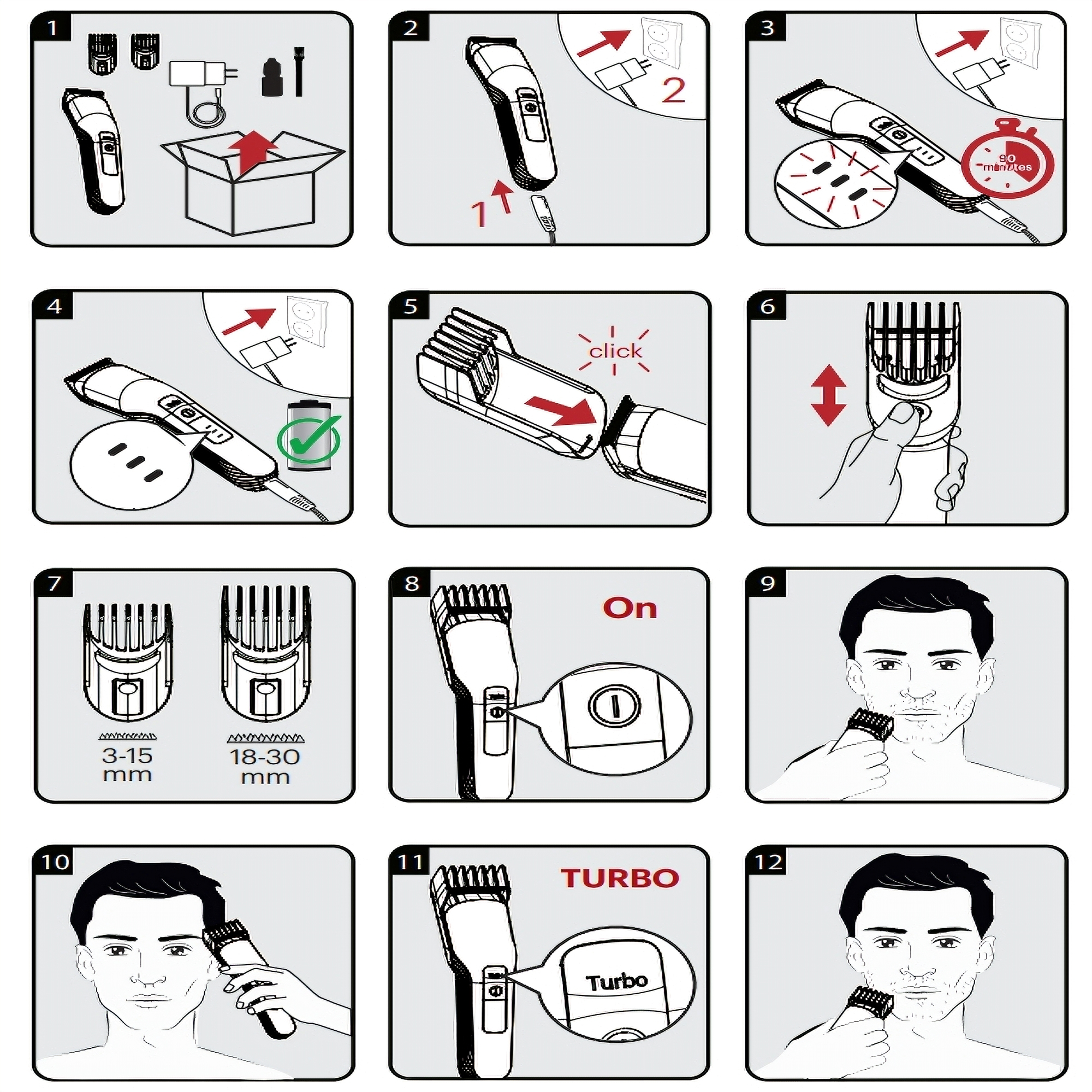 ماشین اصلاح موی سر و صورت گروندیگ مدل MC 8030