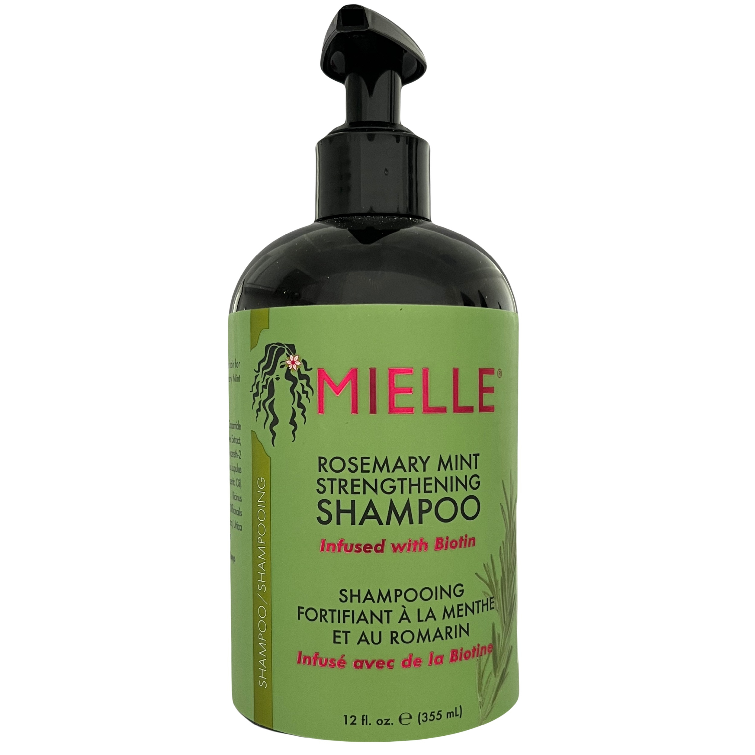 شامپو تقویت کننده و ضد ریزش مو مییله مدل رزماری حجم 355 میلی لیتر