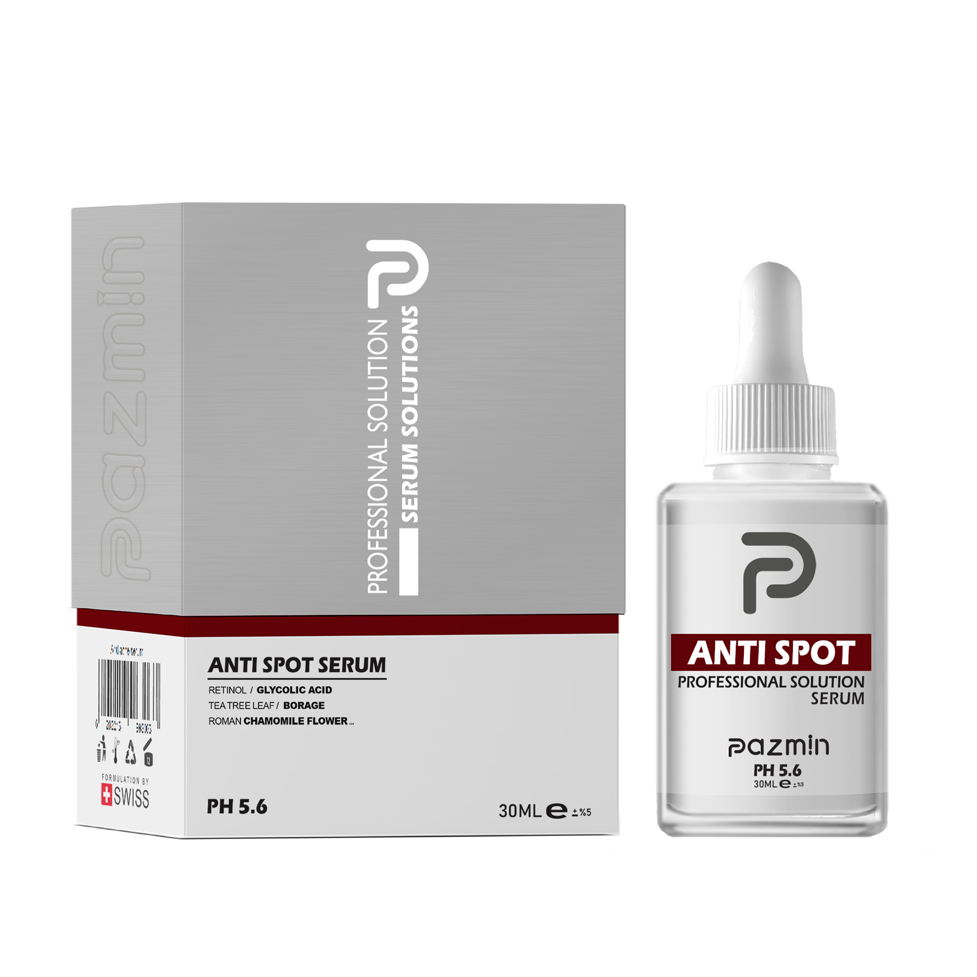 سرم ضد لک پازمین مدل رتینول حجم 30 میلیلیتر