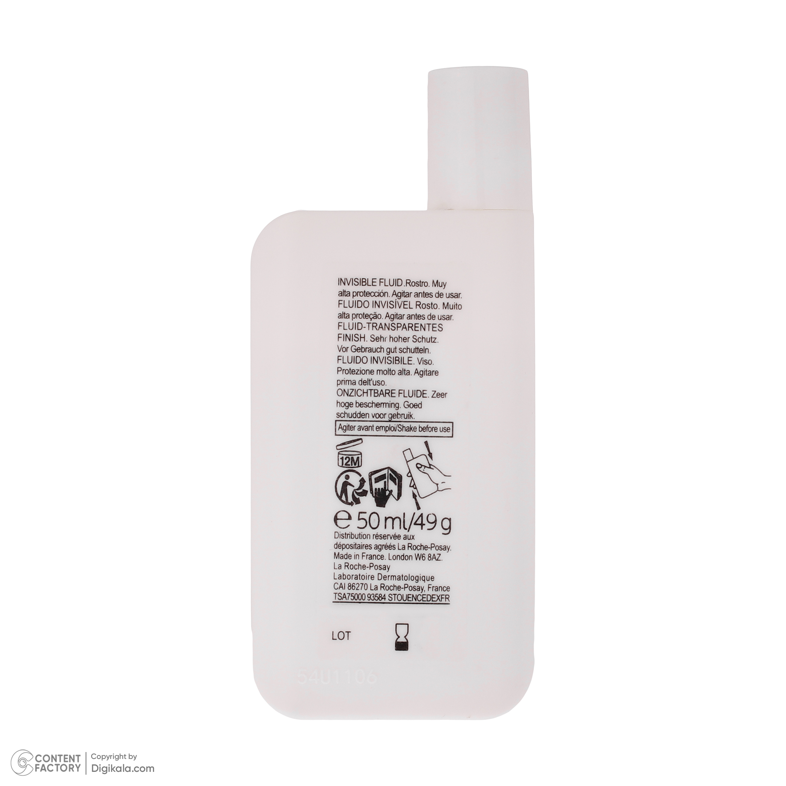 فلویید ضد آفتاب بدون رنگ لاروش پوزای SPF30 مدل Anthelios محافظ UVA ،UVB، مناسب انواع پوست حجم 50 میلی‌لیتر