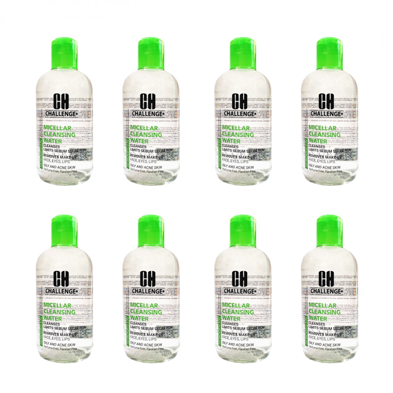 محلول پاک کننده آرایش چلنج مدل ACNE حجم 250 میلی لیتر مجموعه 8 عددی