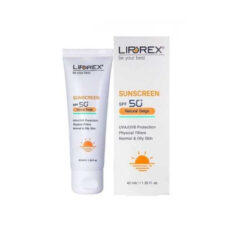 کرم ضد آفتاب رنگی لیپورکس SPF 50 مدل N-O مناسب برای پوست چرب و معمولی حجم 40 میلیلیتر