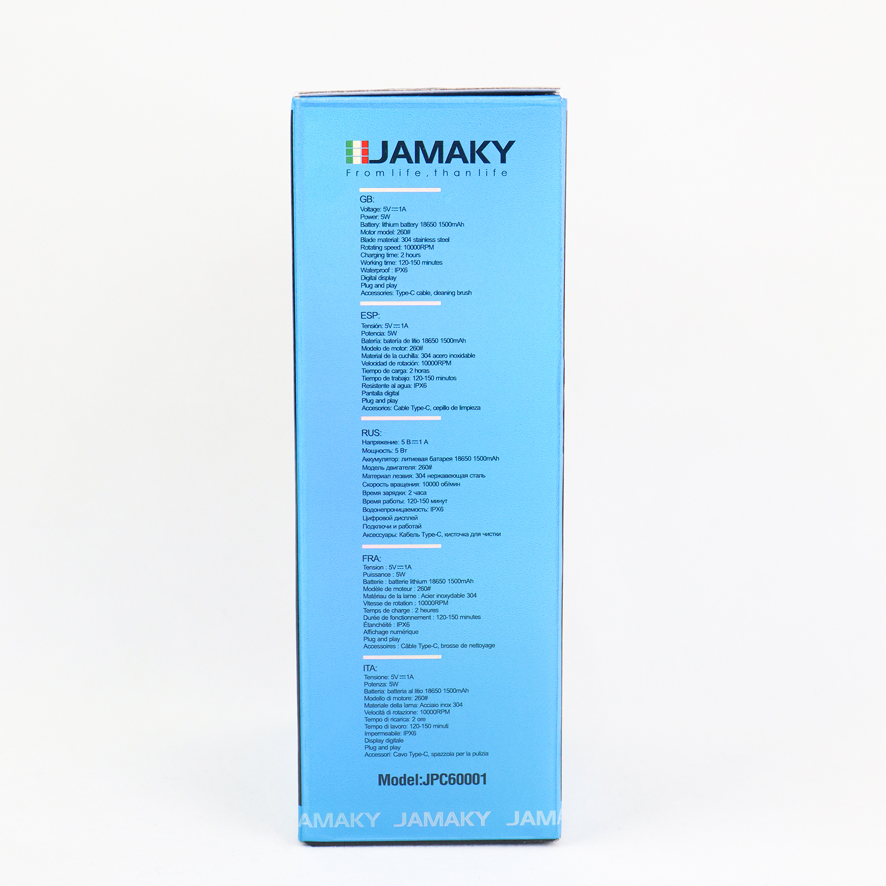 ماشین اصلاح موی صورت شارژی جاماکی مدل JPC60001