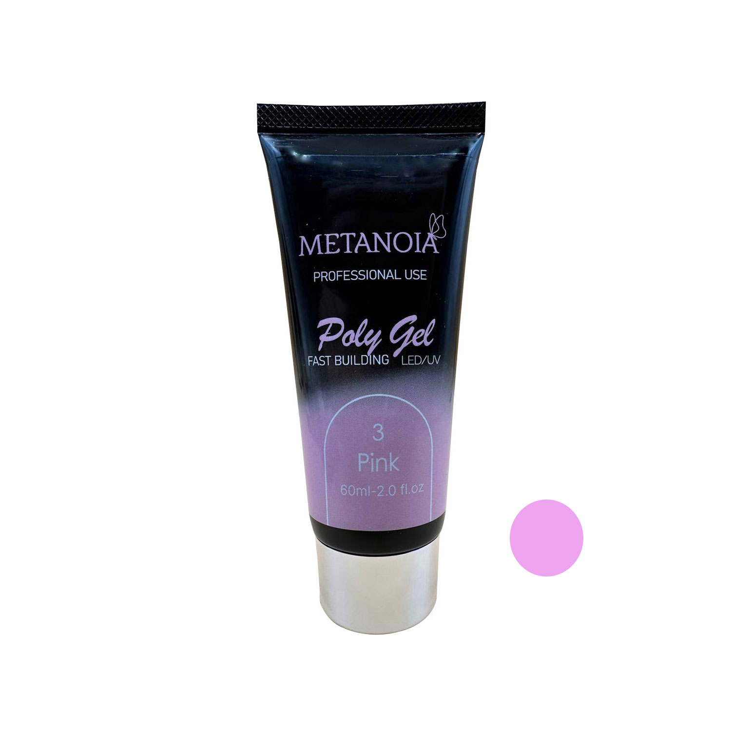 پلی ژل کاشت ناخن متانویا کد 03 حجم 60 میلی لیتر