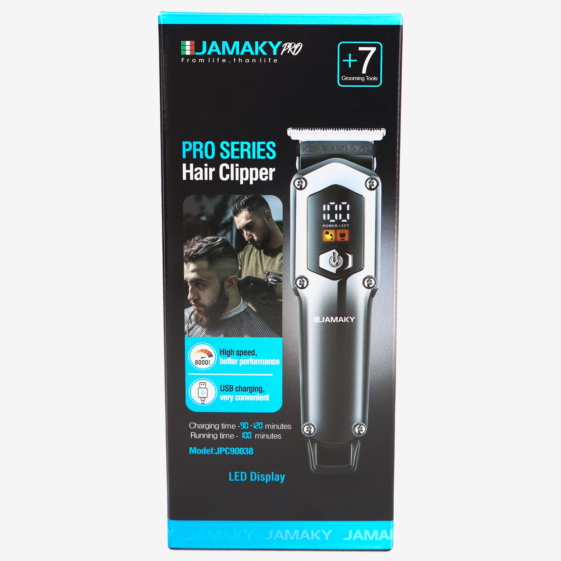 ماشین اصلاح موی سر و صورت شارژی جاماکی مدل JPC90038