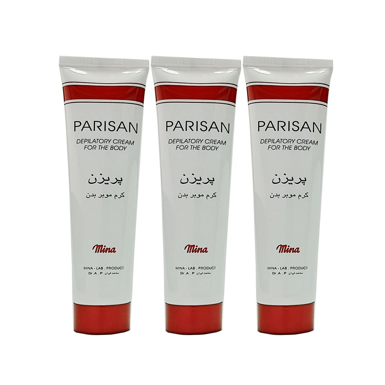 کرم موبر پریزن مدل Mina حجم 100 میلی لیتر مجموعه ۳ عددی