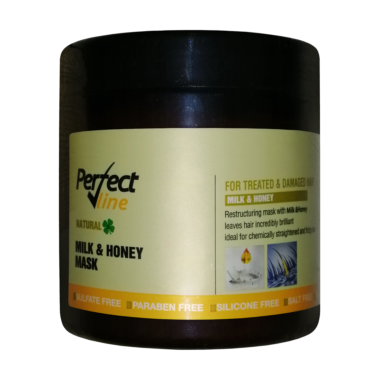 ماسک مو پرفکت مدل Milk & Honey حجم 500 میلی لیتر