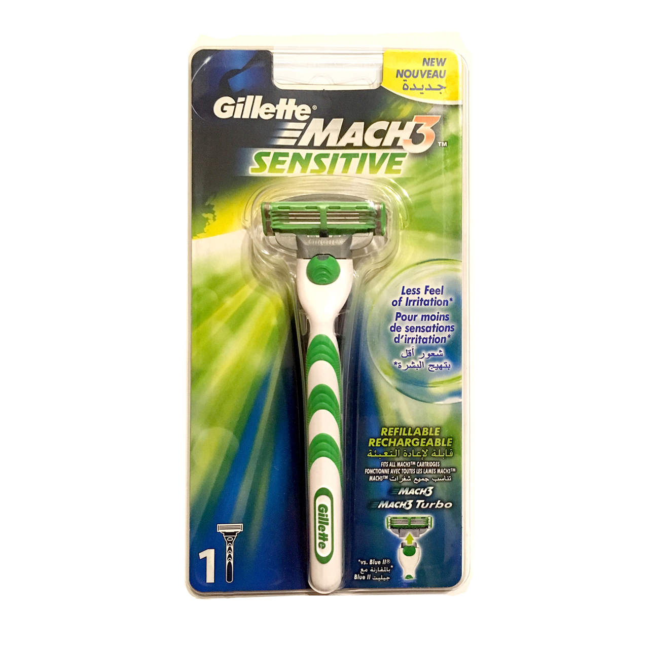 خود تراش ژیلت مدل Mach 3 Sensitive