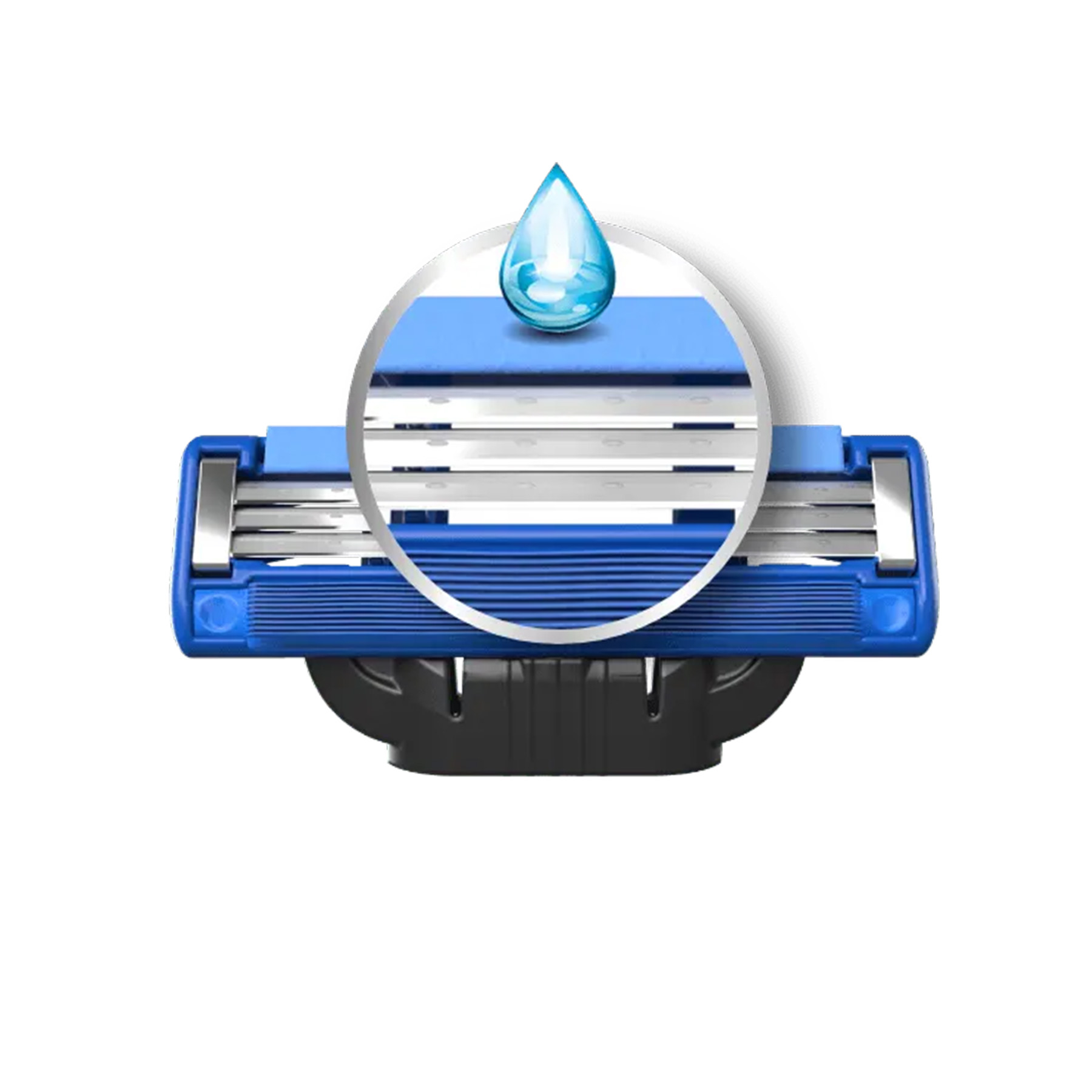 تیغ یدک ژیلت مدل Mach 3 Turbo بسته 4 عددی