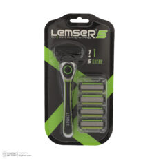 خود تراش لمسر کد 05 به همراه تیغ یدک بسته 4 عددی