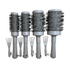 برس مو مدل گرد بسته چهار عددی