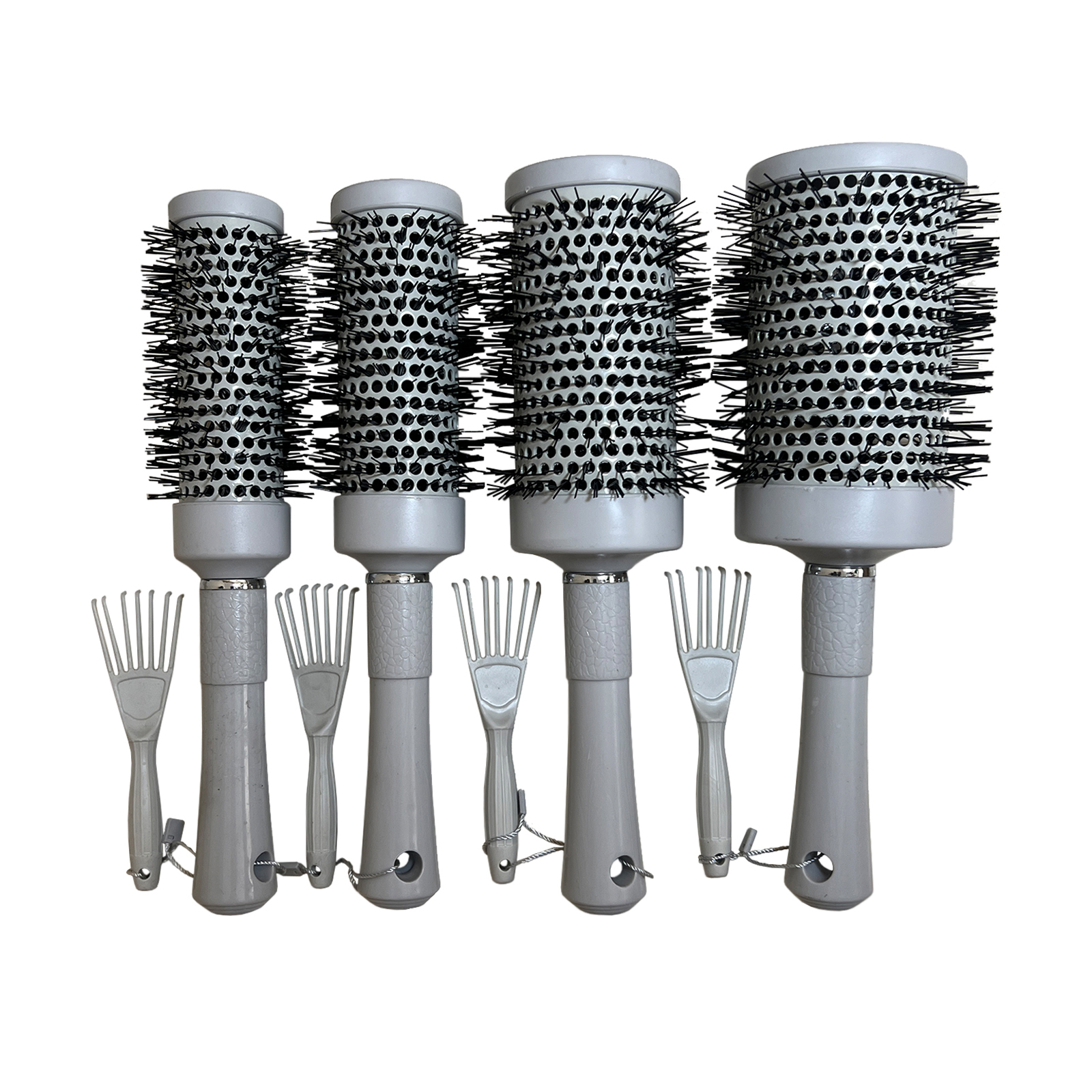 برس مو مدل گرد بسته چهار عددی