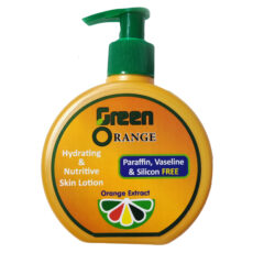 لوسیون آبرسان گرین اورنج مدل پرتقال مناسب برای انواع پوست حجم 215 میلی لیتر مجموعه 2 عددی