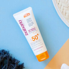 کرم ضد آفتاب بدون رنگ باباریا SPF 50 مدل ‌ROSA MOSQUETA مناسب برای انواع پوست حجم 75 میلی‌لیتر