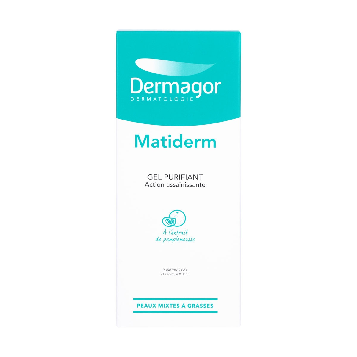 ژل شستشو درماگور مدل Matiderm حجم 200 میلی لیتر