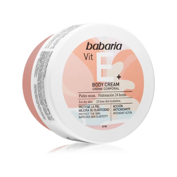 کرم بدن باباریا مدل ویتامین E حجم 400 میلی لیتر