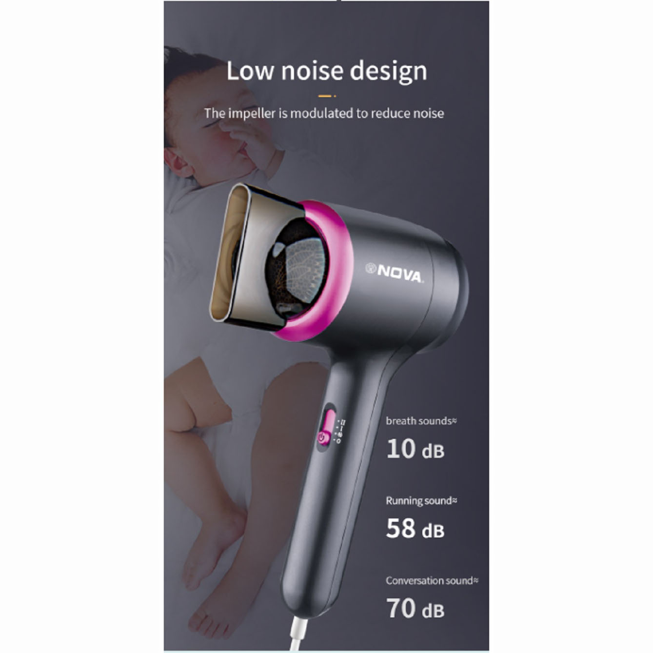 سشوار نوا مدل NV-7418