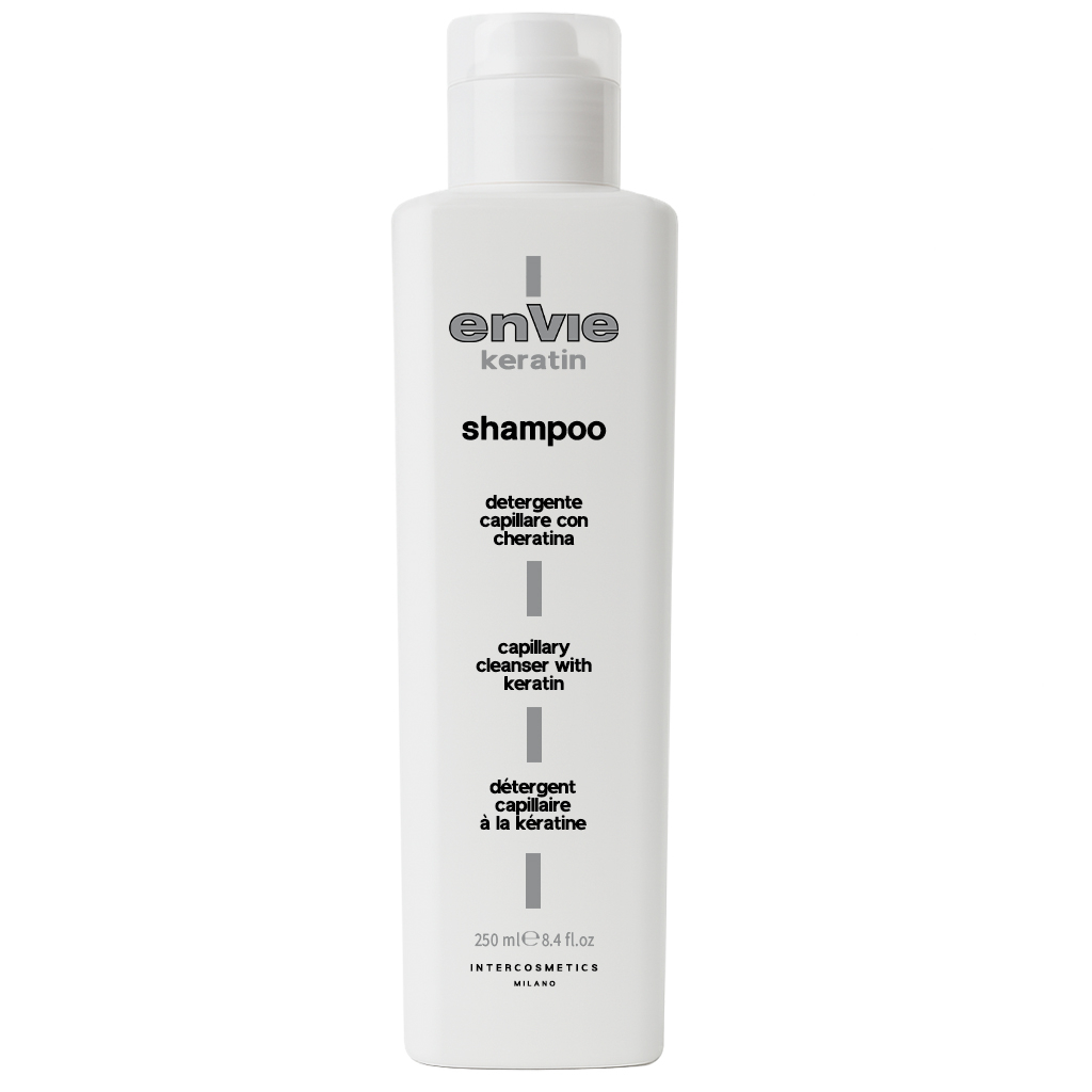 شامپو تقویت کننده و ترمیم کننده مو انوی مدل کراتین پروتئین مناسب برای انواع مو حجم 250 میلی لیتر