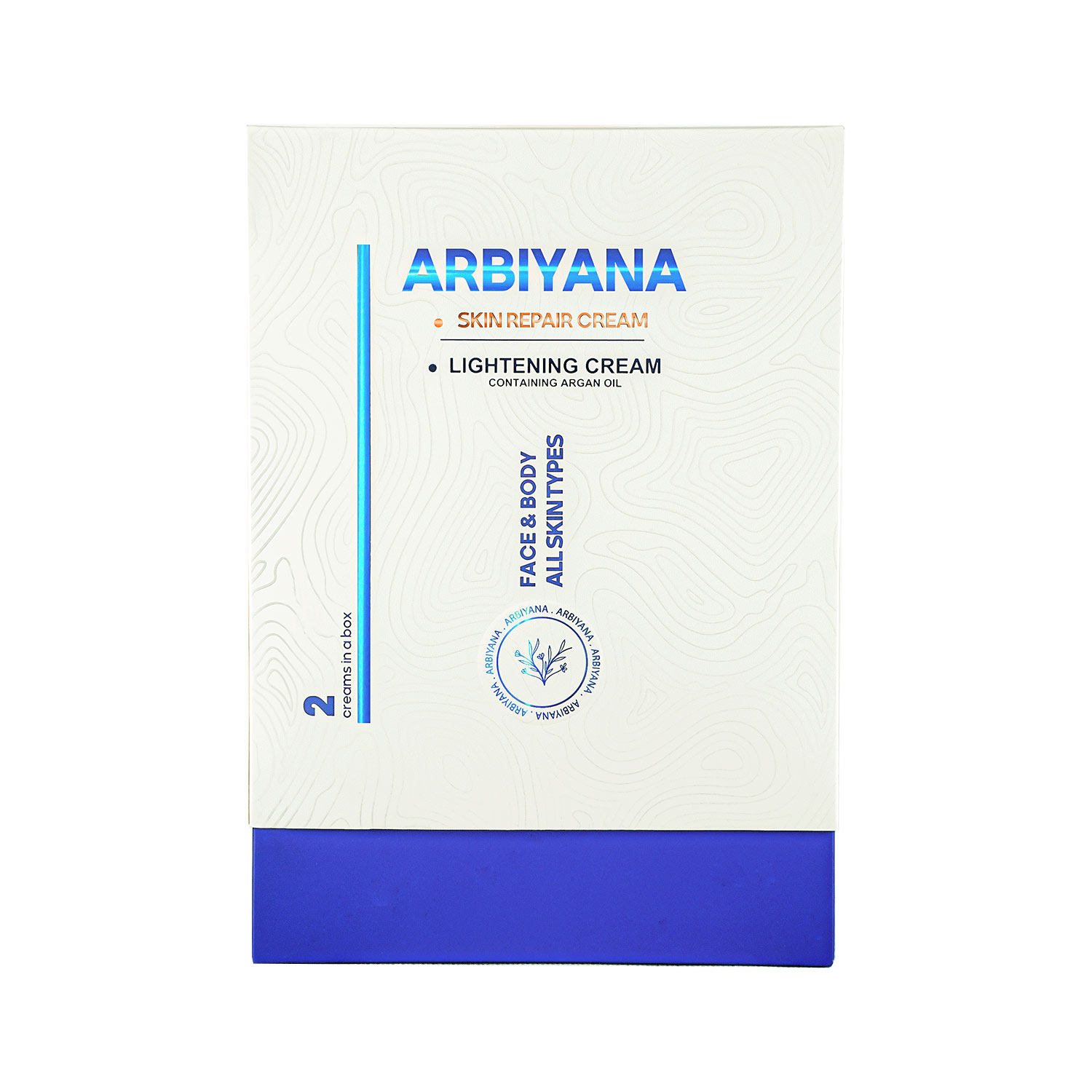 کرم ترمیم کننده اربیانا مدل TR حجم 50 میلی لیتر به همراه کرم روشن کننده اربیانا مدل RO