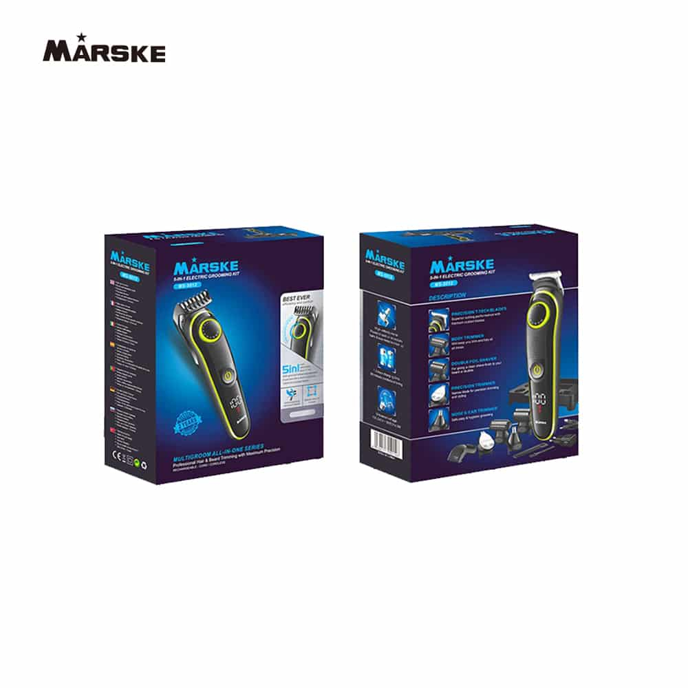 ست ماشین اصلاح موی صورت و بدن مارسکی مدل MS-5012