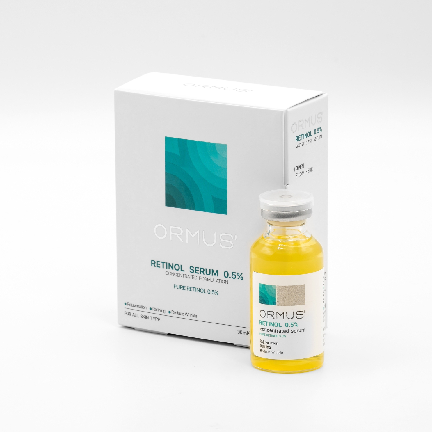 سرم پوست اورموس مدل رتینول 0.5  حجم 30 میلی لیتر