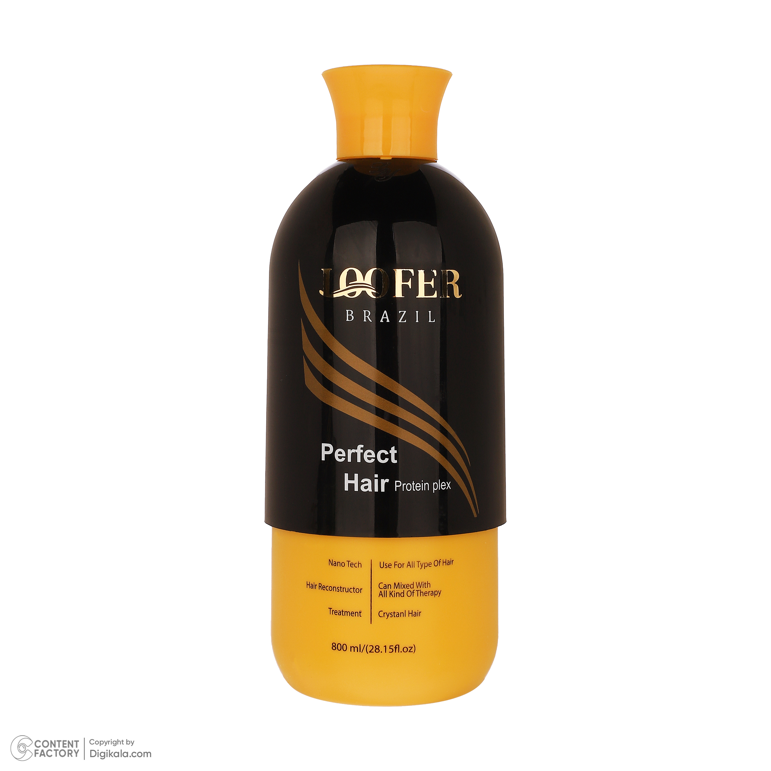 ماسک صاف کننده مو لوفر مدل Protein Plex مناسب برای انواع مو حجم 800 میلی‌لیتر به همراه روغن آرگان حجم 10 میلی‌لیتر