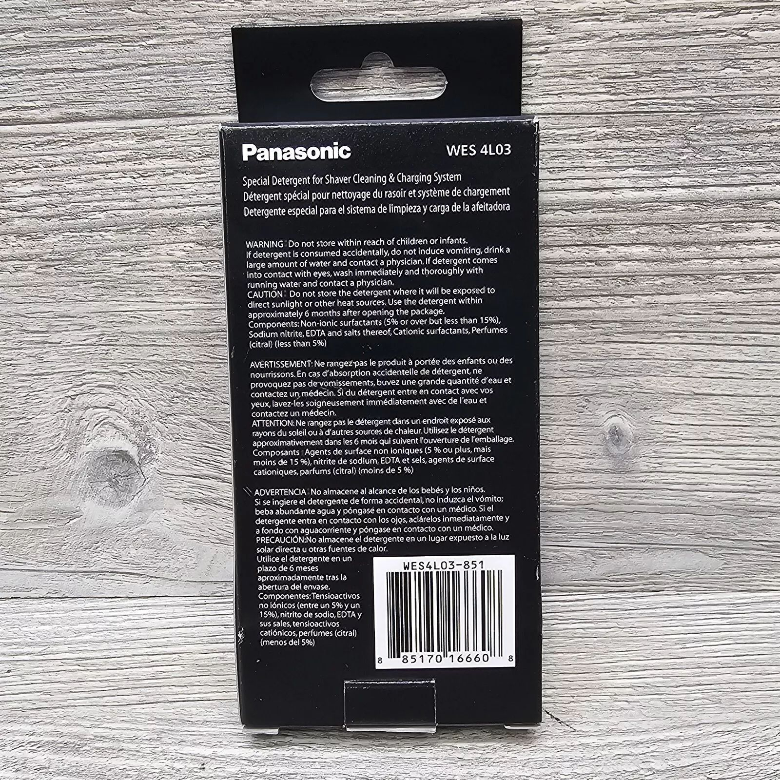 ژل شستشو ماشین اصلاح پاناسونیک مدل WES 4L03 بسته 3 عددی