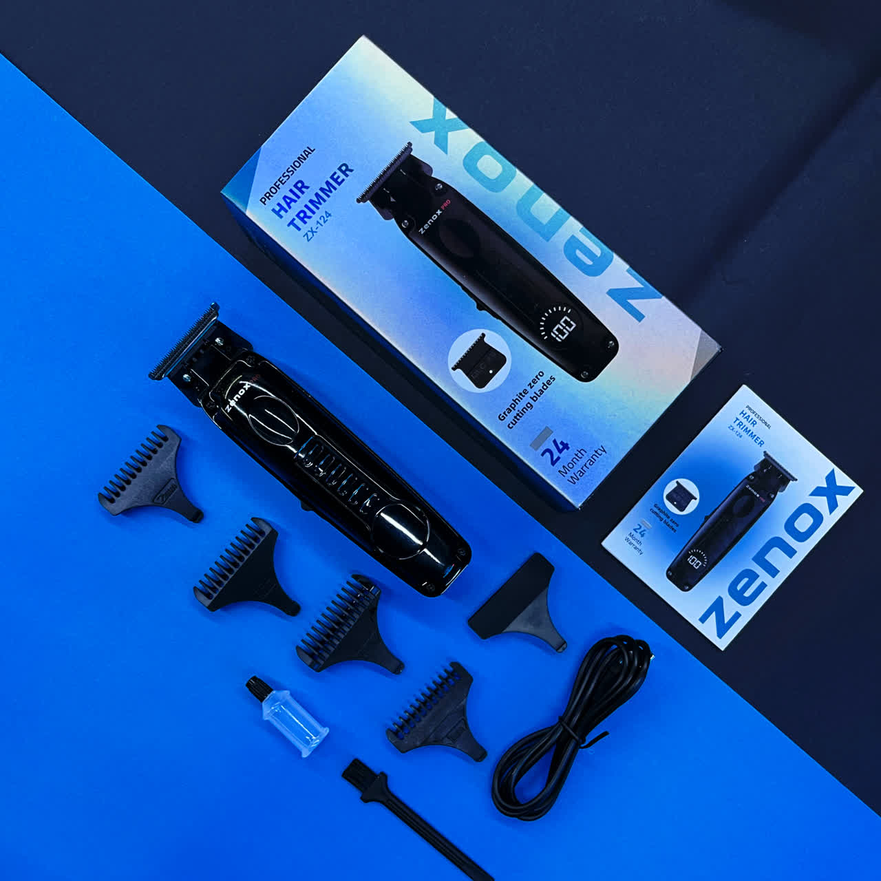 ماشین اصلاح موی صورت و بدن شارژی زیناکس مدل ZX-124