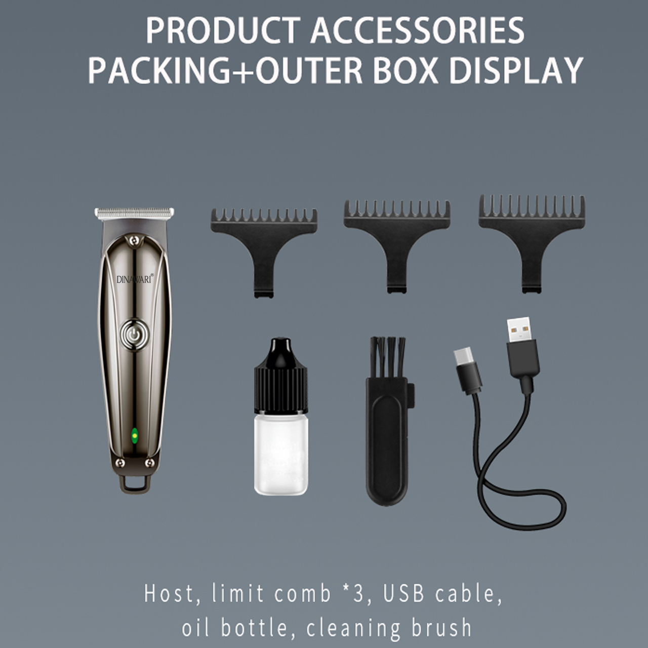 ماشین اصلاح موی سر و صورت دیناواری مدل d-148