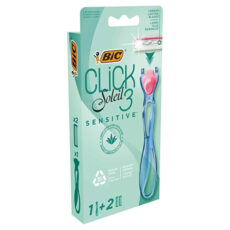 خود تراش بیک مدل 3 لبه به همراه تیغ یدک بسته 2 عددی